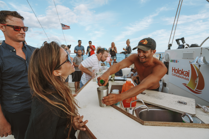 a man and a woman taking a selfie