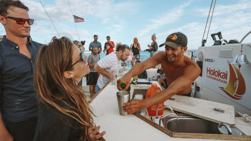 a man and a woman taking a selfie